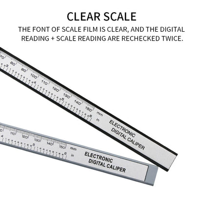 150mm Digital Vernier Caliper - Tattoo Eyebrow Ruler & LCD Measuring Tool