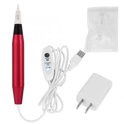 Professional Dermograph Tattoo Pen - PMU Machine for Eyebrow & Lip with Cartridge Needles