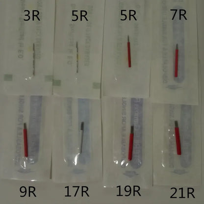 50PCS 3R/5R/7R/9R/17R/19R/21R Microblading Needles - Fog Pen for PMU Manual Tattoo Pen