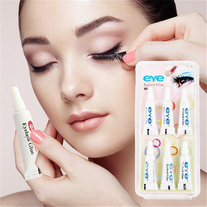 Professional Eyelash Glue, Clear/Black, Waterproof, 9g, False Lash Adhesive for Makeup and Lash Lift