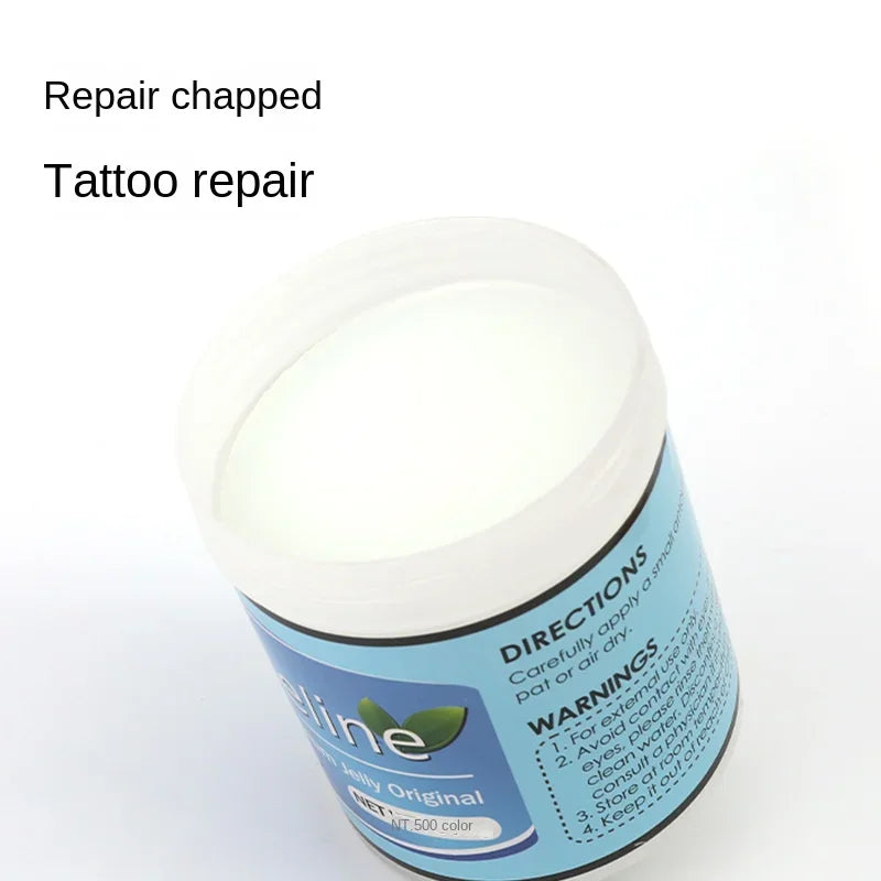 Tattoo 500g Vaseline in White Bottle for Skin Lubrication & Coloring