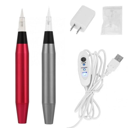 Professional Dermograph Tattoo Pen - PMU Machine for Eyebrow & Lip with Cartridge Needles