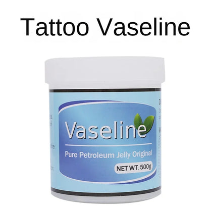 Tattoo 500g Vaseline in White Bottle for Skin Lubrication & Coloring