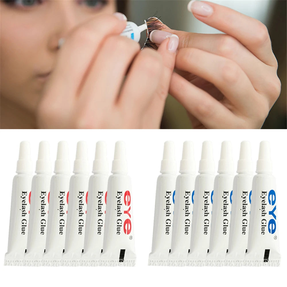 Professional Eyelash Glue, Clear/Black, Waterproof, 9g, False Lash Adhesive for Makeup and Lash Lift