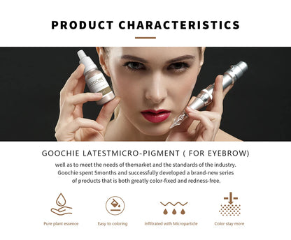 GOOCHIE 2010 Low Noise 7 Speed Permanent Eyebrow Makeup Machine Rotary Tattoo Pen