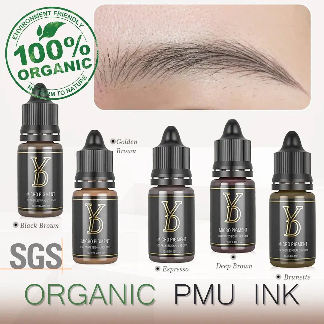 YD 12ML Expresso Tattoo Ink - Professional Eyebrow, Eyeliner & Lip PMU Pigment