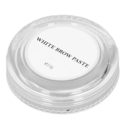 10g White Tattoo Brow Paste - Microblading Marker & Mapping Tool for Brows & Lips