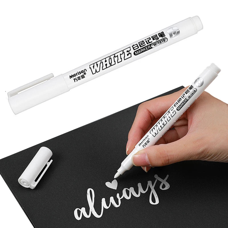 1P Temporary Tattoo Microblading Marker Pen - Waterproof Skin Scribe for Eyebrow & Lip