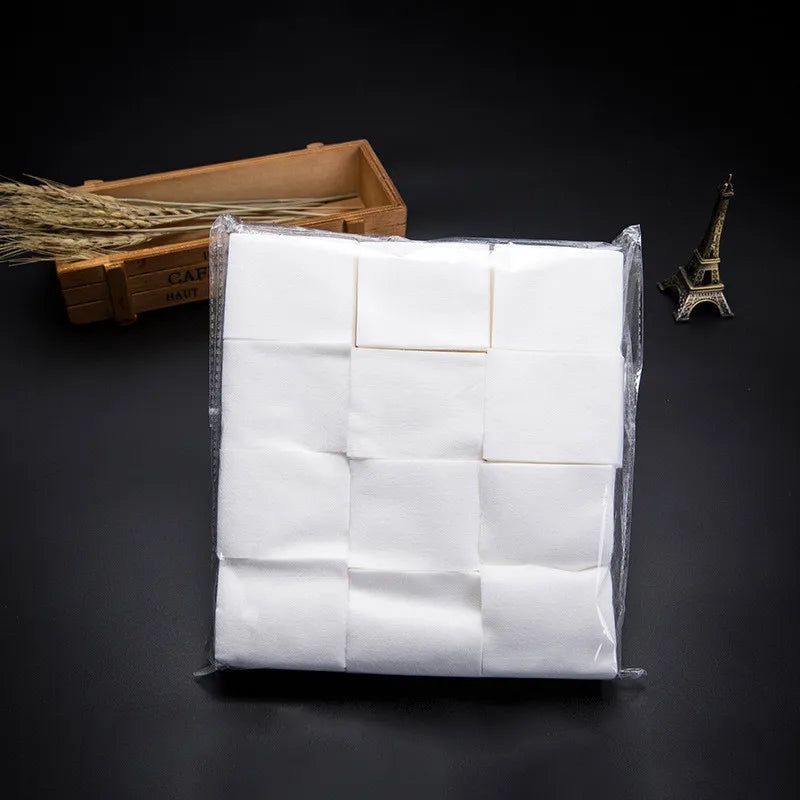 1600/1200PCS Disposable 5x6cm Cotton Pads - Soft Makeup Wipes for Tattoo & Nail Polish Removal