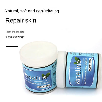 500g Tattoo Vaseline for Skin Lubrication & Coloring, White Bottle