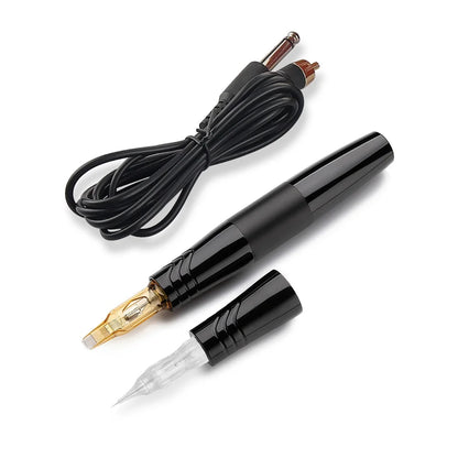 12000RPM Dual-Head Tattoo Rotary Pen - Coreless Motor for PMU, Body, Brows, Lips, Eyeliner