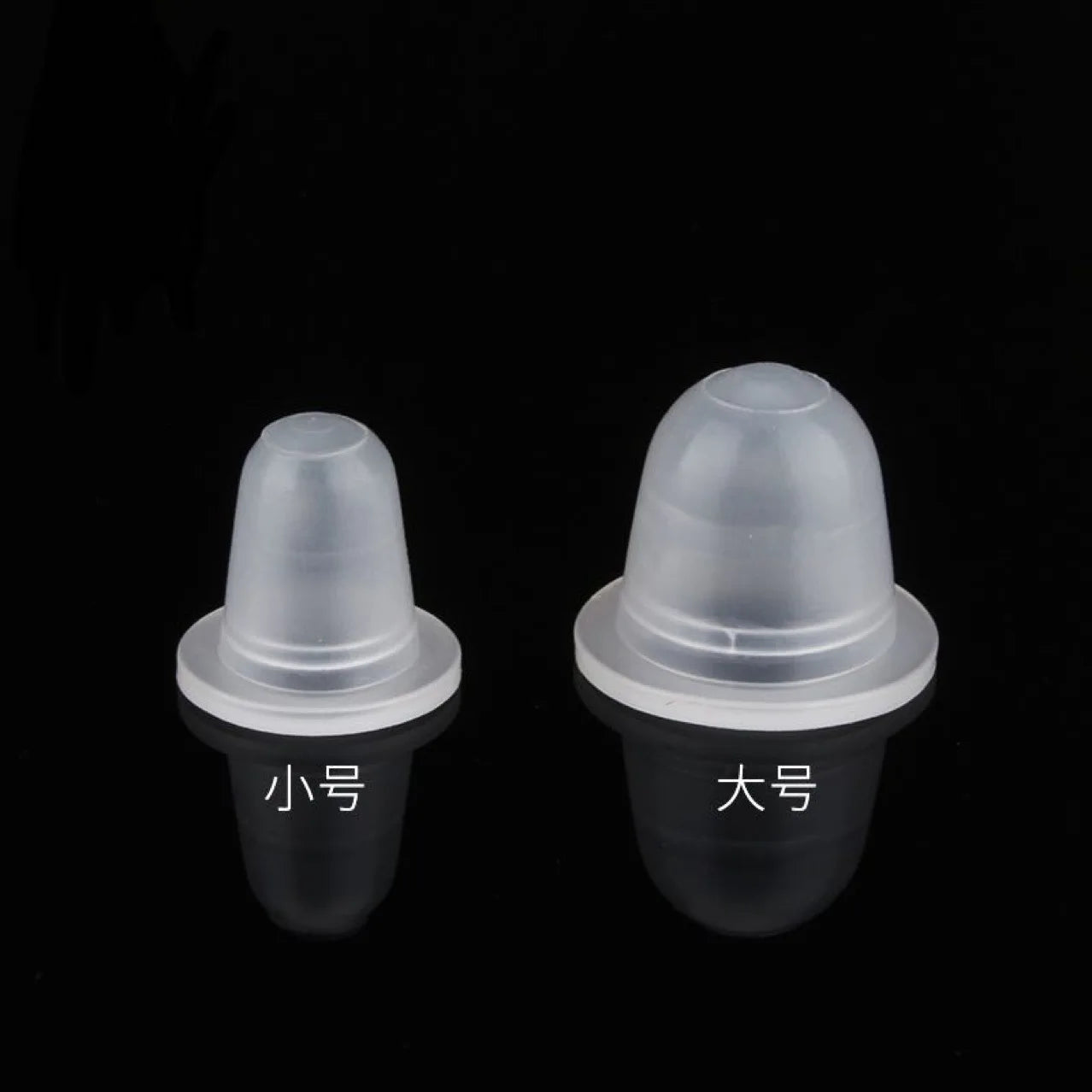 100PCS Tattoo Color Silicone Cups - Disposable Soft Silicone Ink Caps for Eyebrow Tattoo