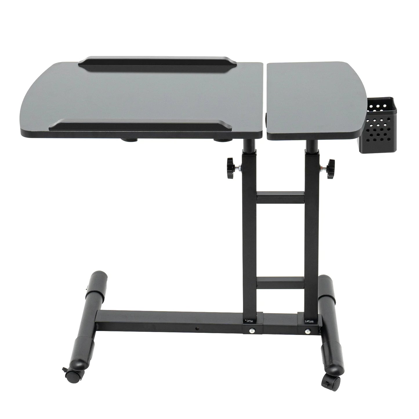 Portable Tattoo Workstation - Adjustable Dual Workbench with Universal Wheels