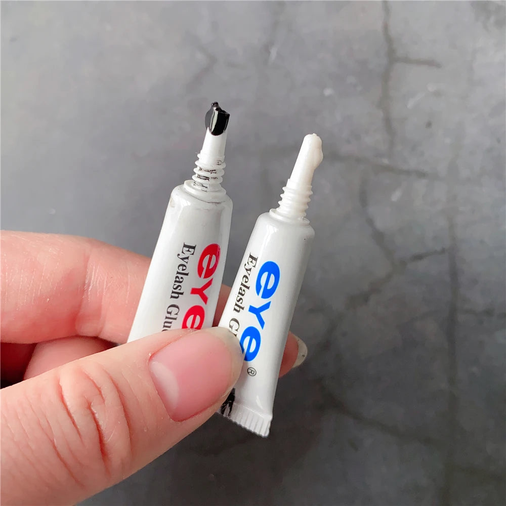 Professional Eyelash Glue, Clear/Black, Waterproof, 9g, False Lash Adhesive for Makeup and Lash Lift