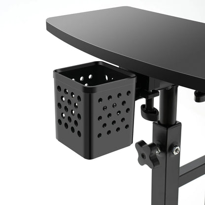 Portable Tattoo Workstation - Adjustable Dual Workbench with Universal Wheels