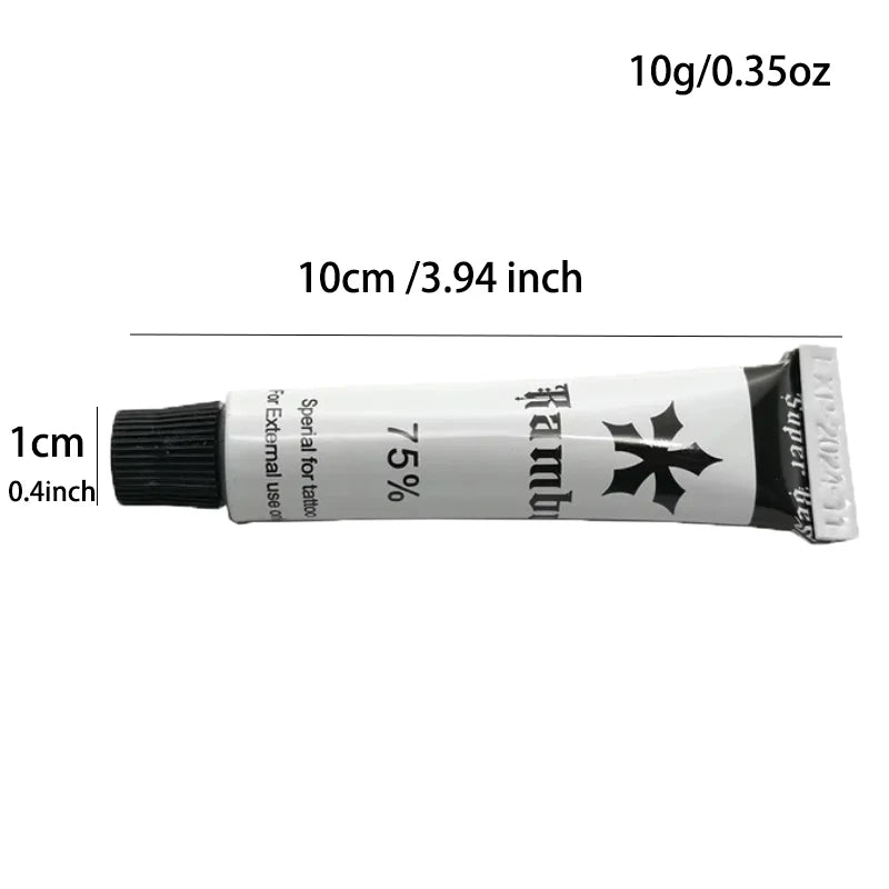 75% Rambo Tattoo Cream Before Permanent Makeup Microblading Piercing Eyebrow Lips 10g