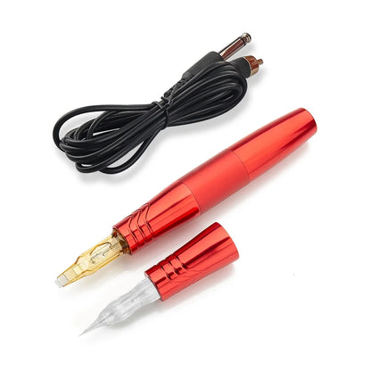 12000RPM Dual-Head Tattoo Rotary Pen - Coreless Motor for PMU, Body, Brows, Lips, Eyeliner