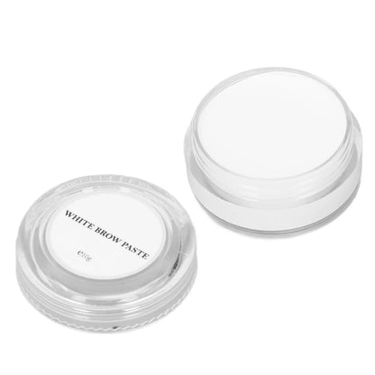 10g White Tattoo Brow Paste - Microblading Marker & Mapping Tool for Brows & Lips