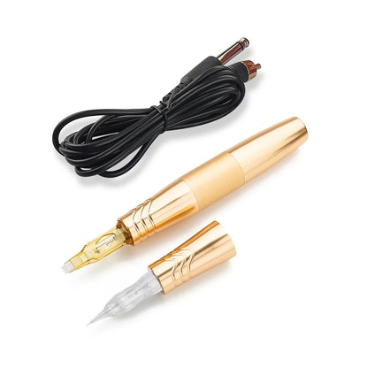 12000RPM Dual-Head Tattoo Rotary Pen - Coreless Motor for PMU, Body, Brows, Lips, Eyeliner