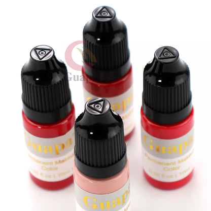 10ML Permanent Makeup Tattoo Ink for Lips, Eyebrows & Eyeliner Micro Pigment