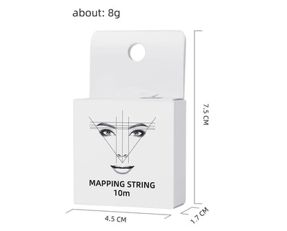 10M Pre-Inked Mapping String - Microblading Eyebrow Positioning Tool