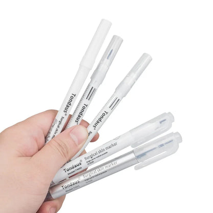 1PC Professional Sterile Skin Marker Pen - Microblading Eyebrow & Lip Ruler Tool