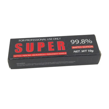 99.8% Black Super Tattoo Cream Before Permanent Makeup Microblading Eyebrow Lips Tattoo Removal 10g