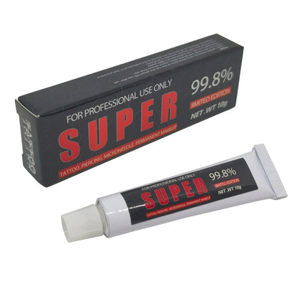 99.8% Black Super Tattoo Cream Before Permanent Makeup Microblading Eyebrow Lips Tattoo Removal 10g