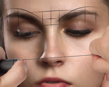 20M Microblading Mapping Pre-Inked String - Eyebrow Positioning & PMU Tool