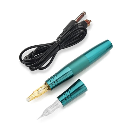 12000RPM Dual-Head Tattoo Rotary Pen - Coreless Motor for PMU, Body, Brows, Lips, Eyeliner