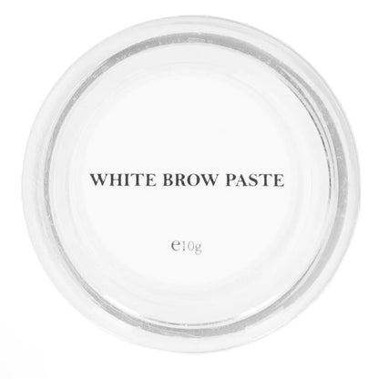 10g White Tattoo Brow Paste - Microblading Marker & Mapping Tool for Brows & Lips