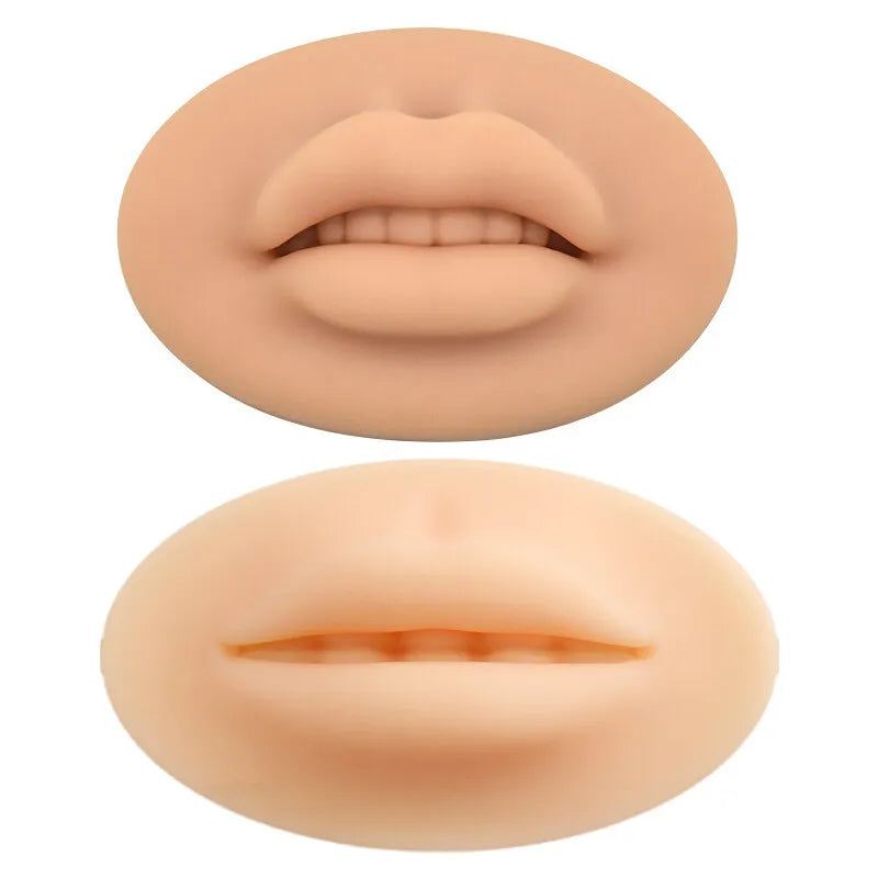 Professional 3D/5D Latex Lip Tattoo Practice Skin - Silicone Blushing Training Pad PMU