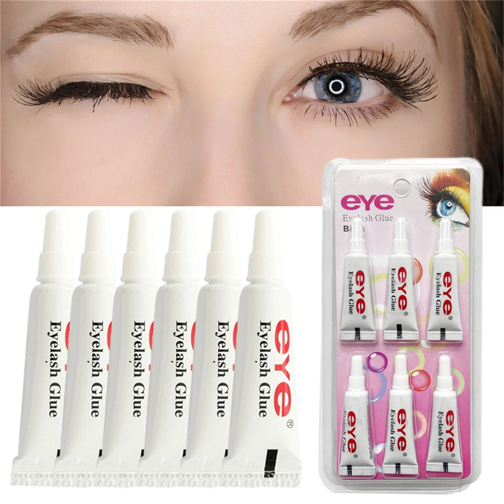 Professional Eyelash Glue, Clear/Black, Waterproof, 9g, False Lash Adhesive for Makeup and Lash Lift