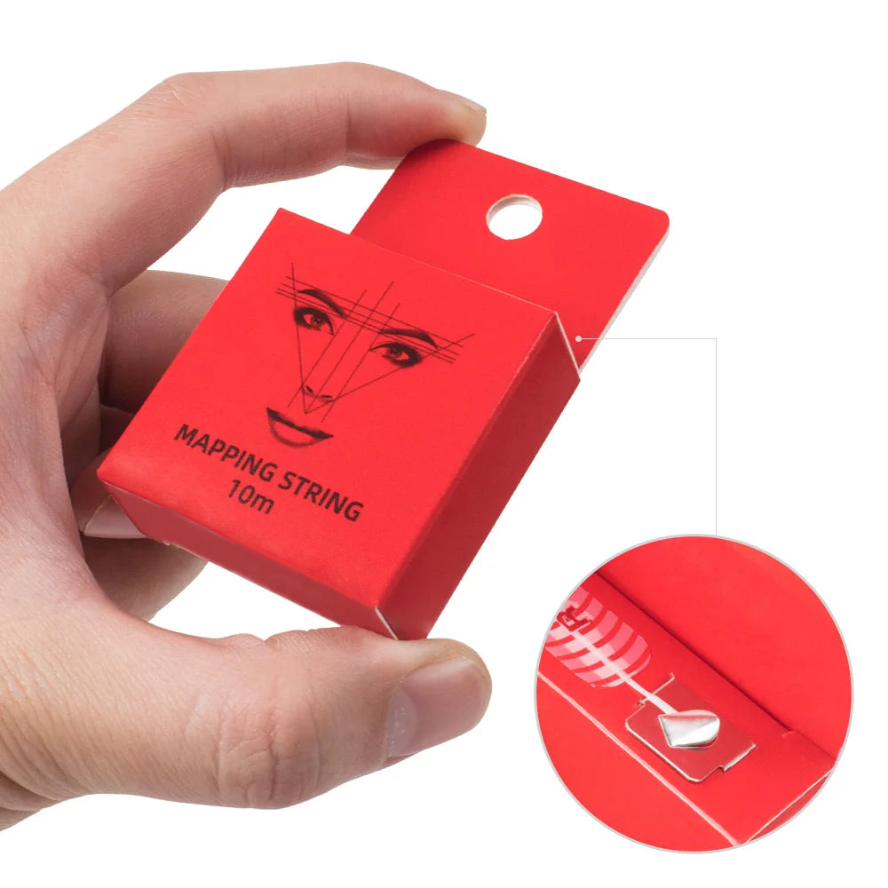 10M Pre-Inked Mapping String - Microblading Eyebrow Positioning Tool