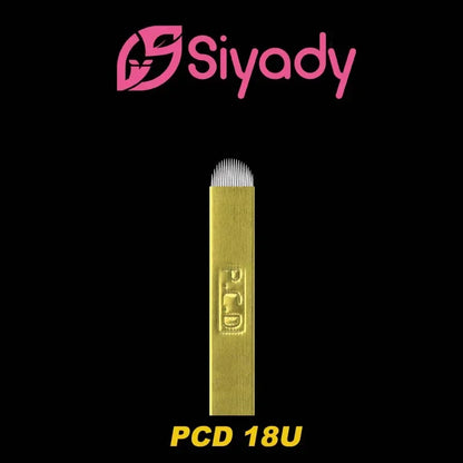 Siyady PMU Microblading Needles - 12/14 Sloped & U-Shape Manual Eyebrow Blades