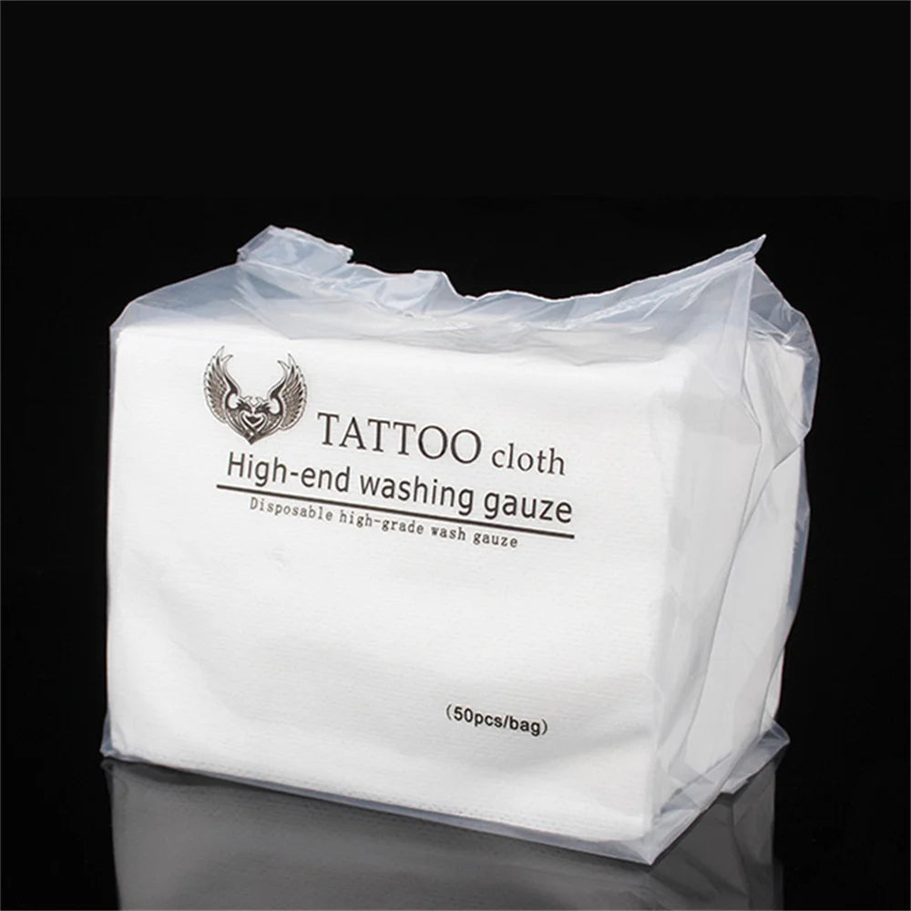 Disposable Tattoo Wipe Tissues - Body Art Cleaning Tools for Permanent Makeup & Tattoo Supplies