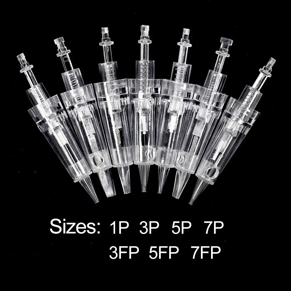 Bayonet Cartridge Needles 1P-7FP for Microblading & Permanent Tattoo - Disposable Eyebrow Use