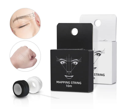 10M Pre-Inked Mapping String - Microblading Eyebrow Positioning Tool