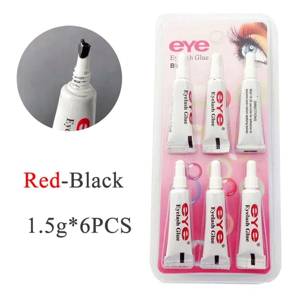 Professional Eyelash Glue, Clear/Black, Waterproof, 9g, False Lash Adhesive for Makeup and Lash Lift