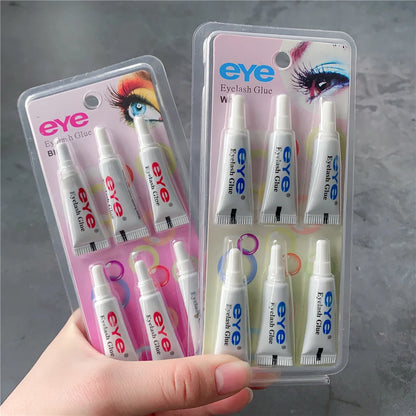 Professional Eyelash Glue, Clear/Black, Waterproof, 9g, False Lash Adhesive for Makeup and Lash Lift