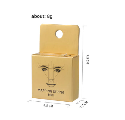 10M Pre-Inked Mapping String - Microblading Eyebrow Positioning Tool