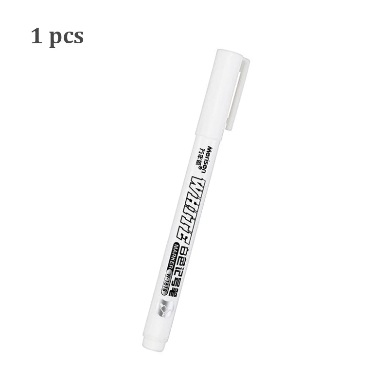 1P Temporary Tattoo Microblading Marker Pen - Waterproof Skin Scribe for Eyebrow & Lip