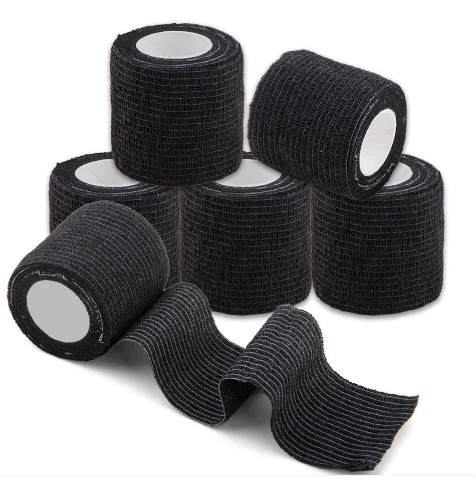 6PCS Tattoo Grip Bandage - Self-Adhesive Elastic Wraps for PMU & Tattoo Accessories