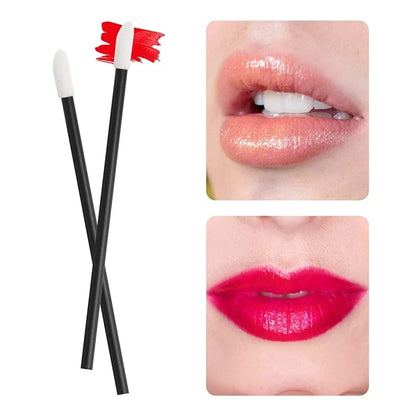 50/500/1000PCS Lip Brushes & Mascara Wands - Makeup Applicators for Eyelash Extensions