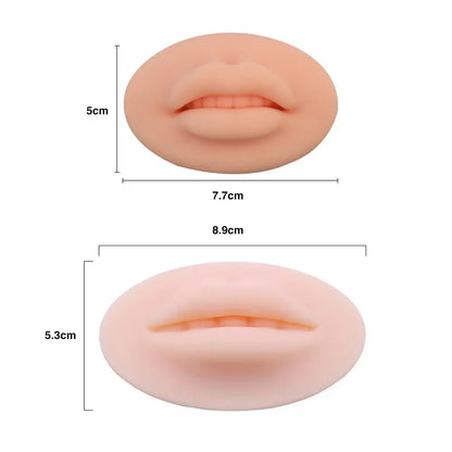 Professional 3D/5D Latex Lip Tattoo Practice Skin - Silicone Blushing Training Pad PMU