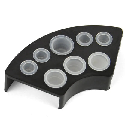 7/8/21 Holes Tattoo Ink Cup Holder Stand - Pigment Container for Body Art Accessories